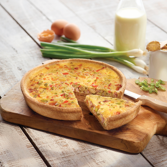 Bacon Fajita Quiche- Cinco De Mayo