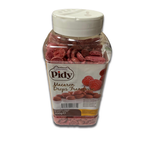 Pidy Macaron Pearls Raspberry (200g)