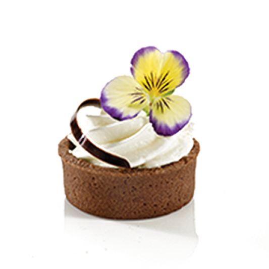 Trendy Shell Round Choco 8cm (Sweet/ Butter)